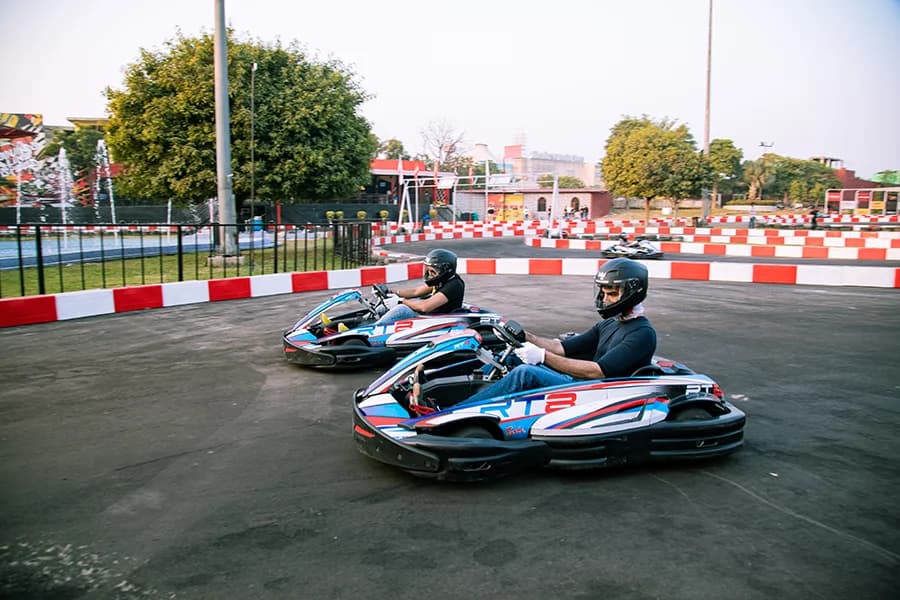Go-kart on track