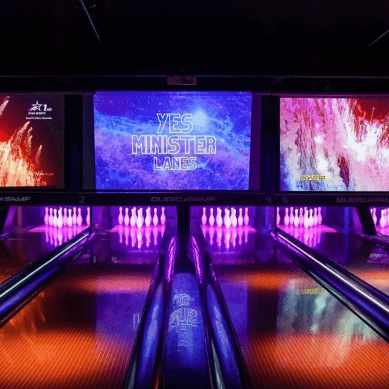 Bowling alley lanes